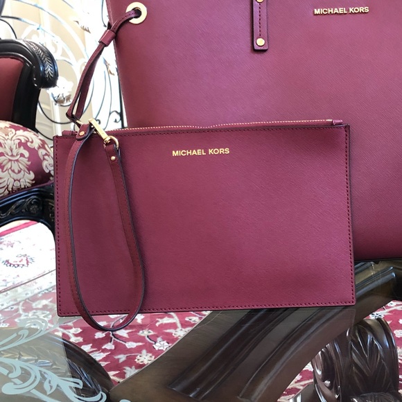 3pcs Michael Kors large tote&wallet&wristlet - Picture 2 of 6